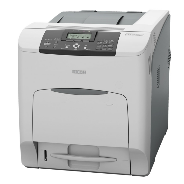 Aficio SP C 430 Series Aficio SP C 430 Series