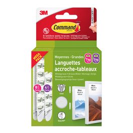 3M Command Languettes de fixation pour cadres, multipack