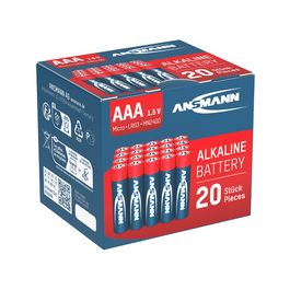 ANSMANN Pile alcaline "RED", Micro AAA, blister de 20