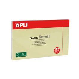 APLI Notes adhésives "CLASSIC Notes!", 125 x 75 mm, jaune