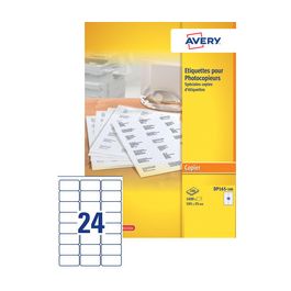 AVERY Etiquette pour photocopieur, 210 x 297 mm, blanc