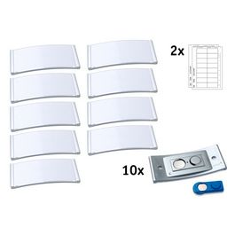 AVERY Zweckform Porte-nom, 80 x 34 mm, set de 10, argent