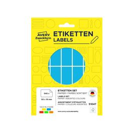 AVERY Zweckform Étiquette multi-usage, 50 x 19 mm, coloré