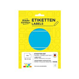 AVERY Zweckform Étiquette multi-usage, 98 x 51 mm, coloré