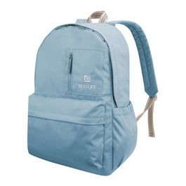 BESTLIFE School Sac à dos pour laptop COL RAINBOW bleu clair