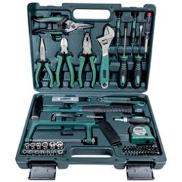 BRÜDER MANNESMANN Jeu d'outils, 74 pièces, dans un coffret