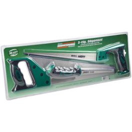 BRÜDER MANNESMANN Kit de scies, 3 pièces