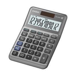 CASIO Calculatrice de bureau MS-120F, 12 chiffres, argent