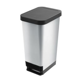 CEP Poubelle à pédale ROSSIGNOL, 45 litres, gris