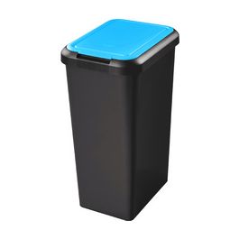 CEP Poubelle de tri sélectif Touch & Lift, 45 litres, bleu