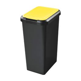 CEP Poubelle de tri sélectif Touch & Lift, 45 litres, jaune