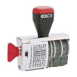 COLOP Wortbandstempel 04000/WD, mit Datum