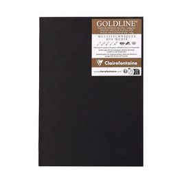 Clairefontaine Carnet de dessin GOLDLINE, A4, noir
