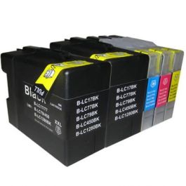 LC 1280 XL - Cartouches compatibles Brother - Multipack 5 cartouches (2xBK + C,M,Y)