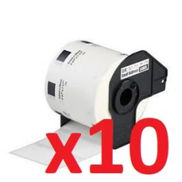 DK-11201 - Ruban cassette compatible Brother - Pack de 10 (400 étiquettes)