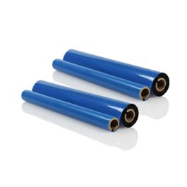 PC72RF - Rouleau transfert thermique compatible Brother - Pack x2  - noir 