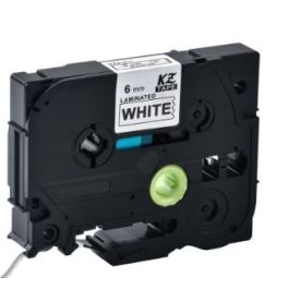 TZE211 - ruban cassette compatible Brother - noir, blanc