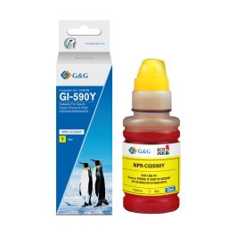 1606C001 / GI-590 Y - bouteille d'encre compatible Canon - jaune
