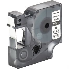 45013 / S0720530 - ruban cassette compatible Dymo - noir, blanc