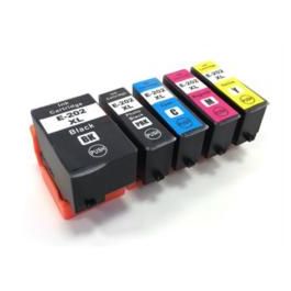 202XL - Cartouches compatibles Epson - Multipack 5 cartouches (BK,C,M,Y,PB)