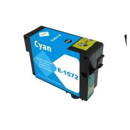 C13T15724010 / T1572 - cartouche compatible Epson - cyan