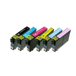 24XL / C13T24384011 - Cartouches compatibles Epson - Multipack 6 cartouches (BK,C,M,Y,PM,PC)