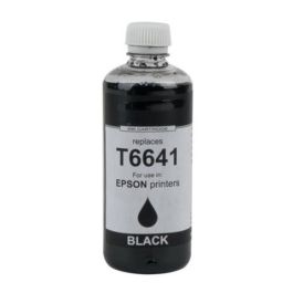 C13T66414A / T6641 - bouteille d'encre compatible Epson - noire