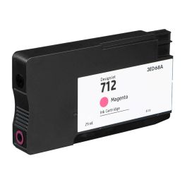 3ED68A / 712 - cartouche compatible HP - magenta