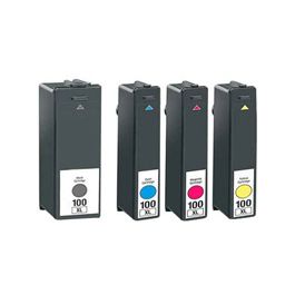 100XL / 14N1921E - Cartouches compatibles HP - Multipack 4 couleurs (BK,C,M,Y)