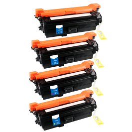 CE400X-A / 507X-A - Toners compatibles HP - BK,C,M,Y - pack de 4