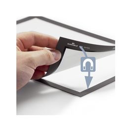 DURABLE Cadre d'affichage magnétique DURAFRAME, A4, blanc