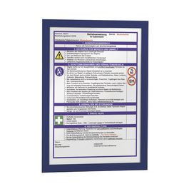 DURABLE Cadre d'affichage magnétique DURAFRAME, A4, bleu