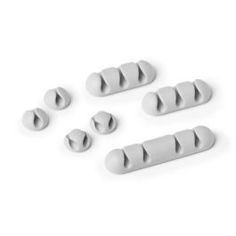 DURABLE Clip à câbles CAVOLINE CAVOLINE CLIP MIX, set, gris