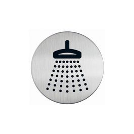 DURABLE Pictogramme "Douche", diamètre: 83 mm, argent