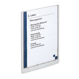 DURABLE Plaque de porte CLICK SIGN, A4, blanc