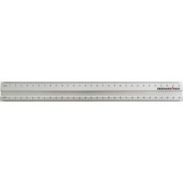 EBERHARD FABER Règle en métal, en aluminium, 300 mm
