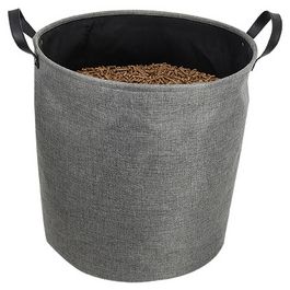 EDA Sac pellets, en feutre, 60 litres, gris foncé