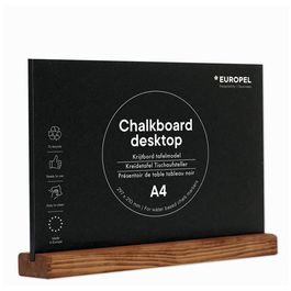 EUROPEL Ardoise de table, A5 paysage, noir