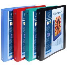 EXACOMPTA Classeur personnalisable Kreacover, PP, A4,assorti x5