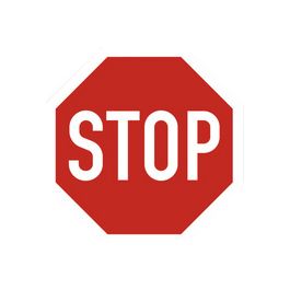 EXACOMPTA Plaque de signalisation "STOP"