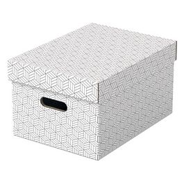 Esselte Boîte de rangement Home L, set de 3, blanc