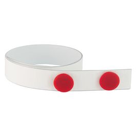 FRANKEN Bande magnétique, 35 mm x 1 m, autocollant, blanc