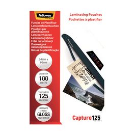 Fellowes Pochette de plastification, 64 x 95 mm, 250 microns