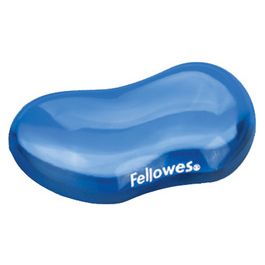 Fellowes Repose-poignet pour souris Crystal Gel, bleu