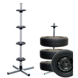 IWH Porte-jantes/pneus de voiture, pour 4 pneus de 225 mm