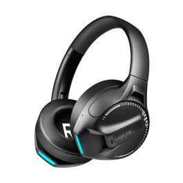 LogiLink Casque gaming BT 6.0 THUNDER BLUE, bluetooth, noir