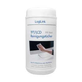 LogiLink Lingettes de nettoyage pour écrans TFT/LCD/Plasma