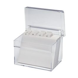 MAUL Boîte à fichier acrylique, A6, incolore transparent