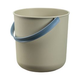 NHG Seau de rangement AKITA, 10 litres, bleu / beige clair