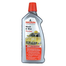 NIGRIN Performance Wash & Wax Turbo Auto-Shampoo, 1 Liter